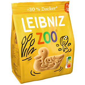 4017100124211 - LEIBNIZ Zoo -30 % Zucker Kekse 1250 g