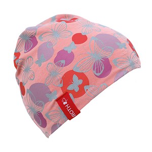 4028279946184 - ROTH Mädchen Beanie Schmetterling rosa Einheitsgröße 1 St