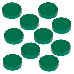 4002390048774 - MAUL Magnete grün Kunststoff Ø 29 x 12 cm 10 St