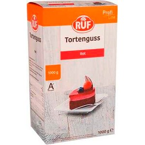RUF Tortenguss rot  1,0 kg, 1 St.