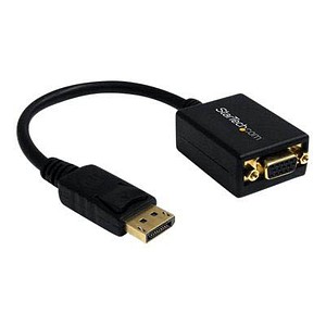 0065030836883 - StarTechcom DisplayPort auf VGA Video Adapter - DP 20 Pin (St) zu VGA 15 Pin (Bu) Konverter - 1920x1200 - Display-Adapter - 2794 cm