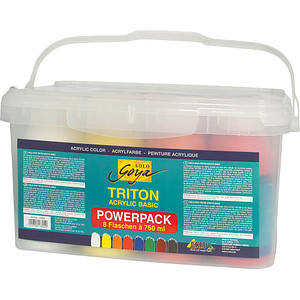 4000798178000 - 8 Triton Power Pack Acrylfarben farbsortiert 8 x 7500 ml 4000798178000 6000 Milliliter