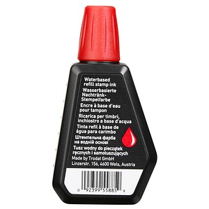 0092399558859 - Stempelfarbe Colour 51-7011-041 ohne Öl 28ml Flasche rot 0092399558859 28 Milliliter