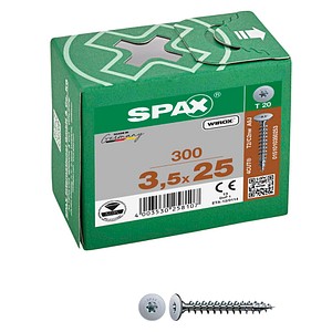 4003530258107 - Rückwandkopf Ohne Linse T-Star Plus T20 Vollgewinde 4Cut Wirox 300St 35x25 - Spax 4003530258107 - Rückwandkopf Ohne Linse T-Star Plus T20 Vollgewinde 4Cut Wirox 300St 35x25 - Spax