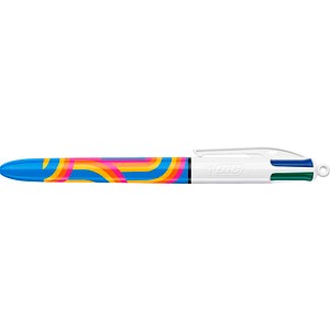 3086123776739 - BIC 4-Farben-Kugelschreiber 4 Colours bunt Schreibfarbe blau rot schwarz grün 12 St