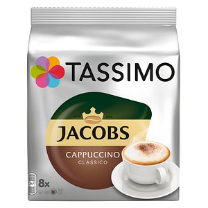 TASSIMO JACOBS CAPPUCCINO CLASSICO Kaffeediscs 8 Portionen TASSIMO JACOBS CAPPUCCINO CLASSICO Kaffeediscs 8 Portionen