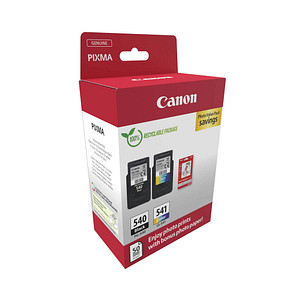 8714574679754 - PG-540 CL-541 Photo Paper Value Pack - 2-pack - black colour (cyan magenta yellow) - original - ink cartridge paper kit 8714574679754 - PG-540 CL-541 Photo Paper Value Pack - 2-pack - black colour (cyan magenta yellow) - original - ink cartridge paper kit