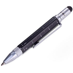 4024023165245 - Kugelschreiber LILIPUT TOOL PEN schwarz silber Schreibfarbe schwarz 1 St