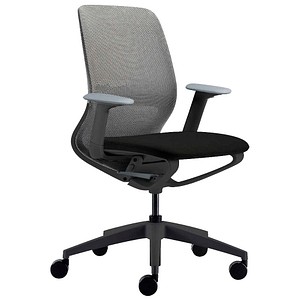 4049694007823 - Bürostuhl semotion net em-821 105 Stoff grau Gestell schwarz