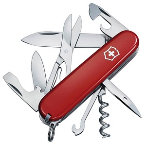 7611160100207 - Climber 13703 Schweizer Taschenmesser Anzahl Funktionen 14 Rot (transparent)