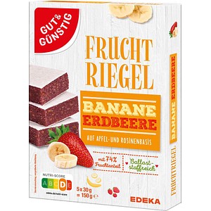 GUT&GÜNSTIG Fruchtriegel  5x 30,0 g, 1 St.