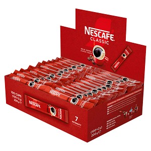 NESCAFÉ Kaffeesticks Instantkaffee, kräftig, 100 Stück