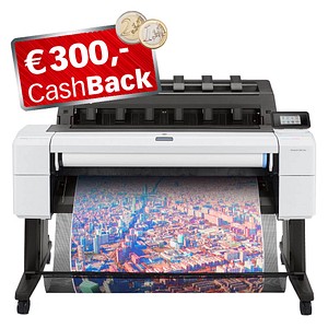 AKTION: HP DesignJet T1600 914 mm (36 Zoll) Plotter mit CashBack