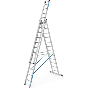 4003866415809 - Vielzweckleiter Skymaster Plus X silber 3x 12 Sprossen H 8610 cm