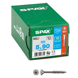 4003530097751 - Edelstahlschraube 5 x 90 mm 100 Stück Teilgewinde Senkkopf T-STAR plus T20 4CUT - 0197000500903 4003530097751 - Edelstahlschraube 5 x 90 mm 100 Stück Teilgewinde Senkkopf T-STAR plus T20 4CUT - 0197000500903