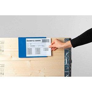 4052301078499 - 50 Sichttaschen DIN A5 quer blau glatt