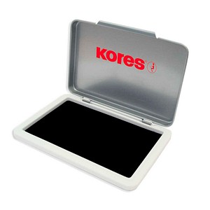 Kores® Stempelkissen METALLICA schwarz 11,0 x 7,0 cm, 1 St.