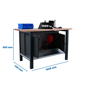 8425437126383 - Werkbank SIMONWORK BT6 PRO anthrazit 1500 x 750 x 830 cm 8425437126383 Simonrack 8425437126383 - Werkbank SIMONWORK BT6 PRO anthrazit 1500 x 750 x 830 cm 8425437126383 Simonrack