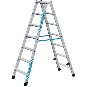 4003866424672 - Stehleiter beidseitig Nova B silber 2x 7 Stufen H 1610 cm 4003866424672 - Stehleiter beidseitig Nova B silber 2x 7 Stufen H 1610 cm