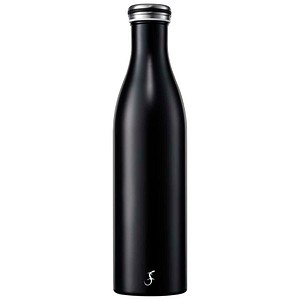 LURCH Isolierflasche schwarz 1,0 l, 1 St.