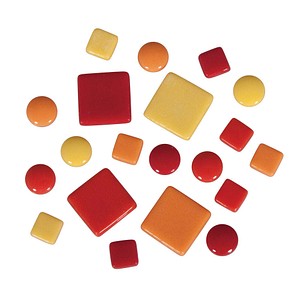 4006166223914 - Mosaiksteine mehrfarbig Fancy Glas Ø 12 cm