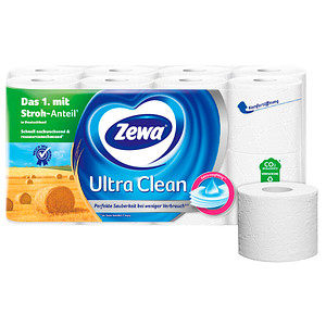 Zewa Toilettenpapier Ultra Clean 4-lagig, 16 Rollen