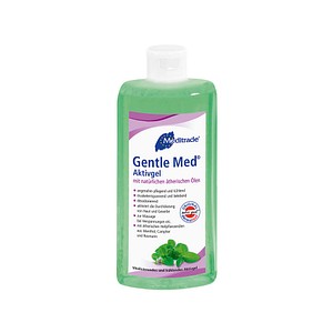 4250016440147 - Gentle Med® Aktiv Gel Körpergel Vitalisierendes Aktivgel mit ätherischen Ölen 500 ml - Flasche 4250016440147 - Gentle Med® Aktiv Gel Körpergel Vitalisierendes Aktivgel mit ätherischen Ölen 500 ml - Flasche