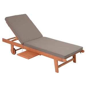 Garden Pleasure Sonnenliege SAN DIEGO braun Holz