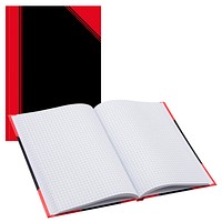 5x Kladde DIN A4 70g/m² kariert Notizbuch 96 Blatt 