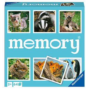 4005556208791 - memory® Tierkinder - 20879 - der Spieleklassiker Tier-Fans Merkspiel 2-8 Spieler ab 3 Jahren Kinder 4005556208791 - memory® Tierkinder - 20879 - der Spieleklassiker Tier-Fans Merkspiel 2-8 Spieler ab 3 Jahren Kinder