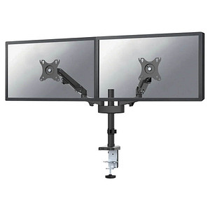 Neomounts Monitor-Halterung DS70-750BL2 schwarz für 2 Monitore, Tischklemme, Tischbohrung