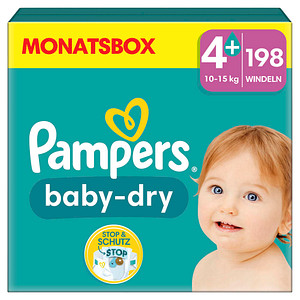 8006540785065 - Windeln baby-dry? Monatsbox Größe Gr4 (10-15 kg) für Babys und Kleinkinder (4-18 Monate) 8006540785065  198 Stück