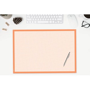 4004360817748 - SIGEL Schreibtischunterlage Graph weiß orange Papier 595 x 410 cm 30 Blatt 4004360817748 - SIGEL Schreibtischunterlage Graph weiß orange Papier 595 x 410 cm 30 Blatt