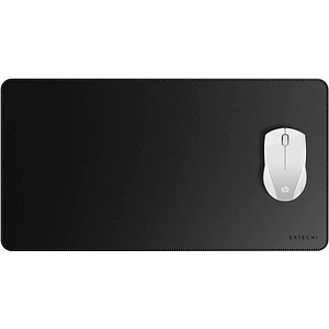 SATECHI Mousepad Eco Leather Deskmat schwarz