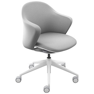 4049694007106 - Bürostuhl seflair Home fr-820 002 Stoff grau Gestell grau