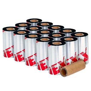 GoDEX GRS 945 schwarz Thermotransferbänder für Etikettendrucker, 15 Rollen