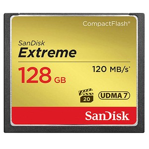 SanDisk Speicherkarte CompactFlash Card Extreme 128 GB