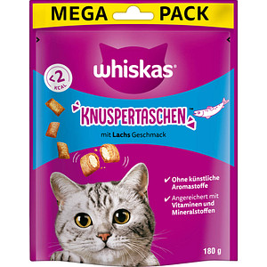 5998749139714 - Katzen-Leckerli Knuspertaschen mit Lachs 1800 g 5998749139714 180 Gramm