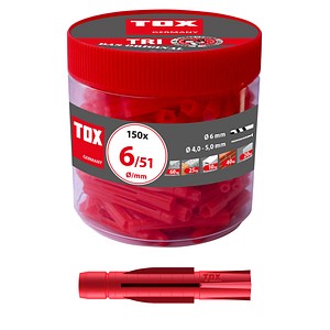 4049563025699 - TRI 651 010260041 Universaldübel Ø 60 mm x 510 mm 4049563025699 150 Stück 4049563025699 - TRI 651 010260041 Universaldübel Ø 60 mm x 510 mm 4049563025699 150 Stück