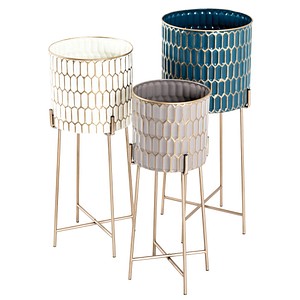 4001070212665 - Pflanzenständer Metall gold rund 290260220 x 700640590 cm 4001070212665 HAKU Möbel