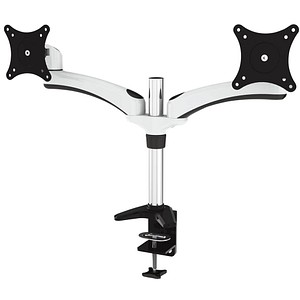 4048695100052 - Monitor-Halterung JI-ME220TK JI-ME220TK schwarz weiß für 2 Monitore Tischklemme 4048695100052 JENIMAGE