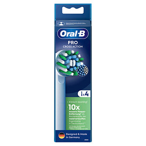 8006540860380 - Aufsteckbürste Oral-B Pro Cross Action Aufsteckbürsten 4er-Pack 8006540860380 - Aufsteckbürste Oral-B Pro Cross Action Aufsteckbürsten 4er-Pack