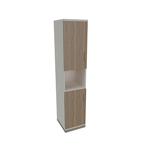 4260429769247 - Regalschrank Sidney 4260429769247 weiß eiche natur  4 Fachböden 400 cm 442 cm