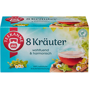 4009300005896 - TEEKANNE 8 Kräuter Kräuter Tee 20 Stück à 2 g 4009300005896 - TEEKANNE 8 Kräuter Kräuter Tee 20 Stück à 2 g