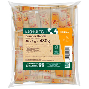 4003148138914 - Brauner Kandis in Tütchen Polybeutel 80x 6g 4003148138914 80 Gramm 4003148138914 - Brauner Kandis in Tütchen Polybeutel 80x 6g 4003148138914 80 Gramm