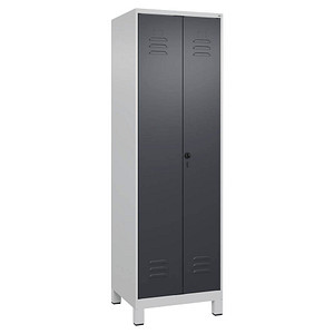 4066681617636 - Putzmittelschrank Classic Plus 080110-00-S10008 anthrazitgrau lichtgrau 600 x 500 x 1950 cm aufgebaut 4066681617636 C+P-Möb 4066681617636 - Putzmittelschrank Classic Plus 080110-00-S10008 anthrazitgrau lichtgrau 600 x 500 x 1950 cm aufgebaut 4066681617636 C+P-Möb