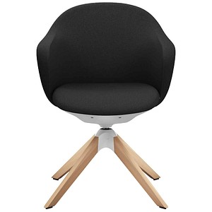 4049694007748 - Schalenstuhl seflair FR-820 112 schwarz Stoff 1 St 4049694007748 - Schalenstuhl seflair FR-820 112 schwarz Stoff 1 St