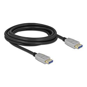 4043619802678 - DisplayPort Kabel 10K 60 Hz 54 Gbps Metallgehäuse 3 m (80267) - Delock