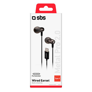 8018417447860 - sbs Metal Pro 20 In-Ear-Kopfhörer schwarz