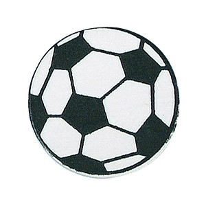 4006166721816 - Holz-Streudeko weiß schwarz Fußball Ø 30 cm 6 St